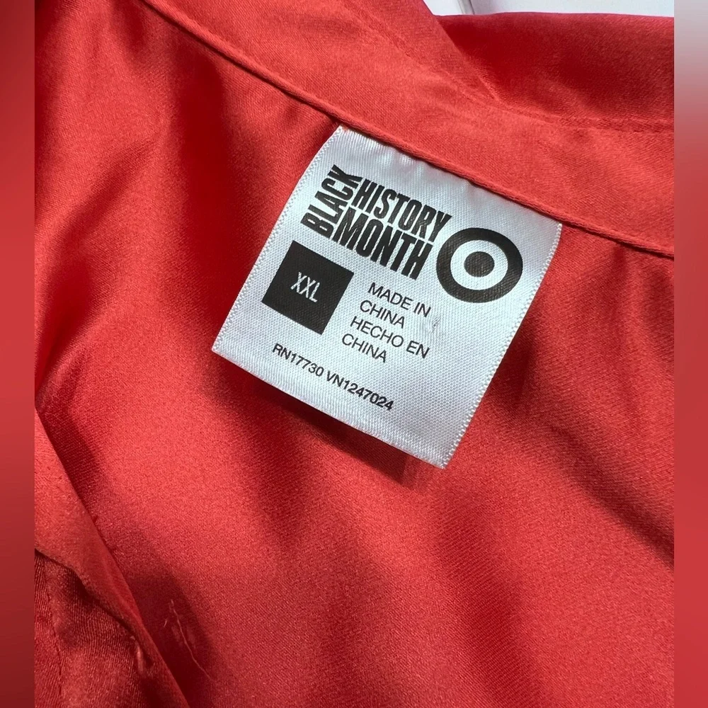 NWT- Elegant Coral Oversized Button Down
